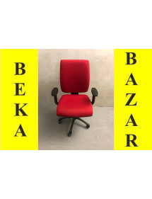 Kancelárska koliesková stolička Alba červená