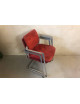 Kancelárska stolička LD - červená farba, pérový systém