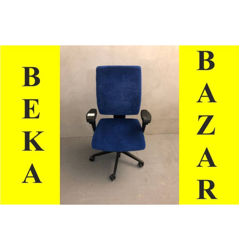 Kolečková židle Stuido Plus - modrá barva
