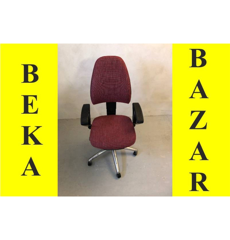 Kancelárska koliesková stolička Kinnarps -fialová farba