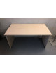 Kancelářský PC stůl Hobis - světlý dekor, dřevěné boky