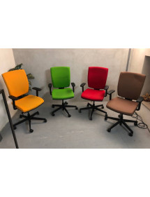 Kancelářské barevné židle RIM - kolečkové