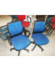 Kolečková židle Steelcase modrá