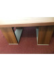 Kancelářský přísedící stůl nízký - hnědý ořech