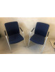 Kancelářská přísedící židle, modrá barva - König+Neurath