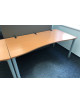 Kancelářský PC stůl v dekoru hnědá hruška - BENE