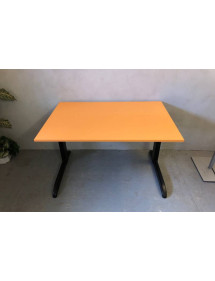 Kancelársky PC stôl Techo - oranžová doska